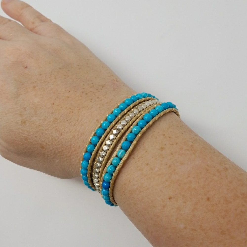 Wrap-around bracelet